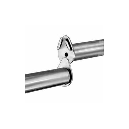 Amko Displays 60" Add-On Hangrail For K40 And K41 Garment Rack Priced Per Rail - Chrome KH1